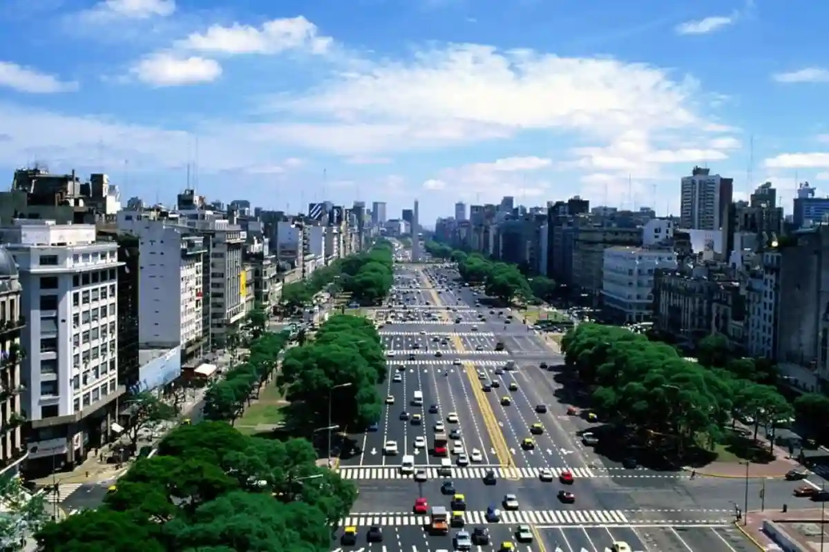 Avenida 9 de Julio. 