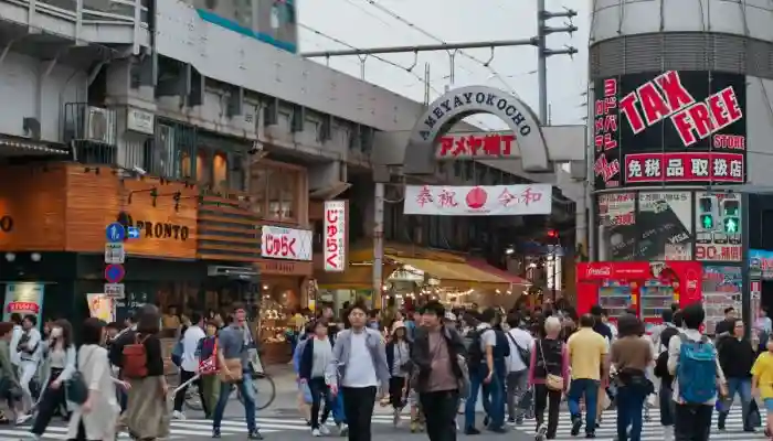 Potret Kota Tokyo.