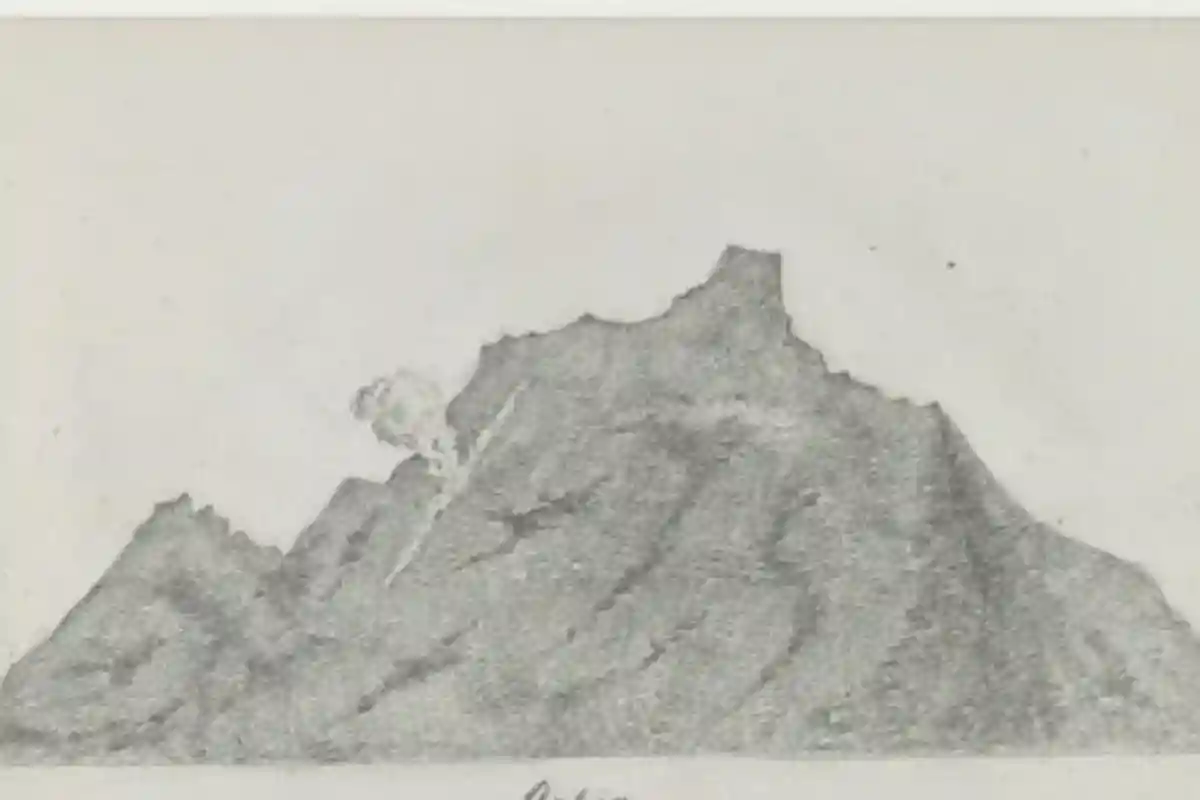 Gunung Talamau Tahun 1876. 