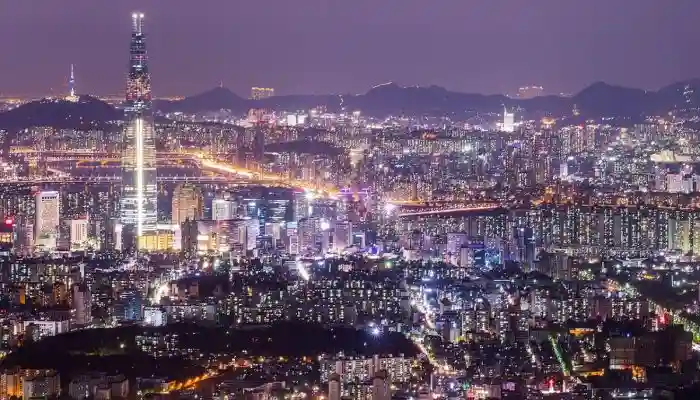 Potret Kota Seoul.