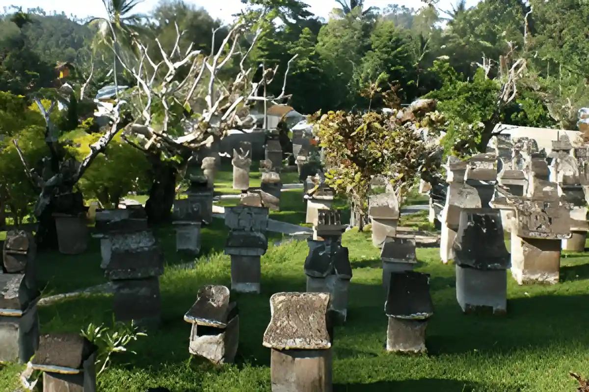 Pemakaman suku Minahasa. 