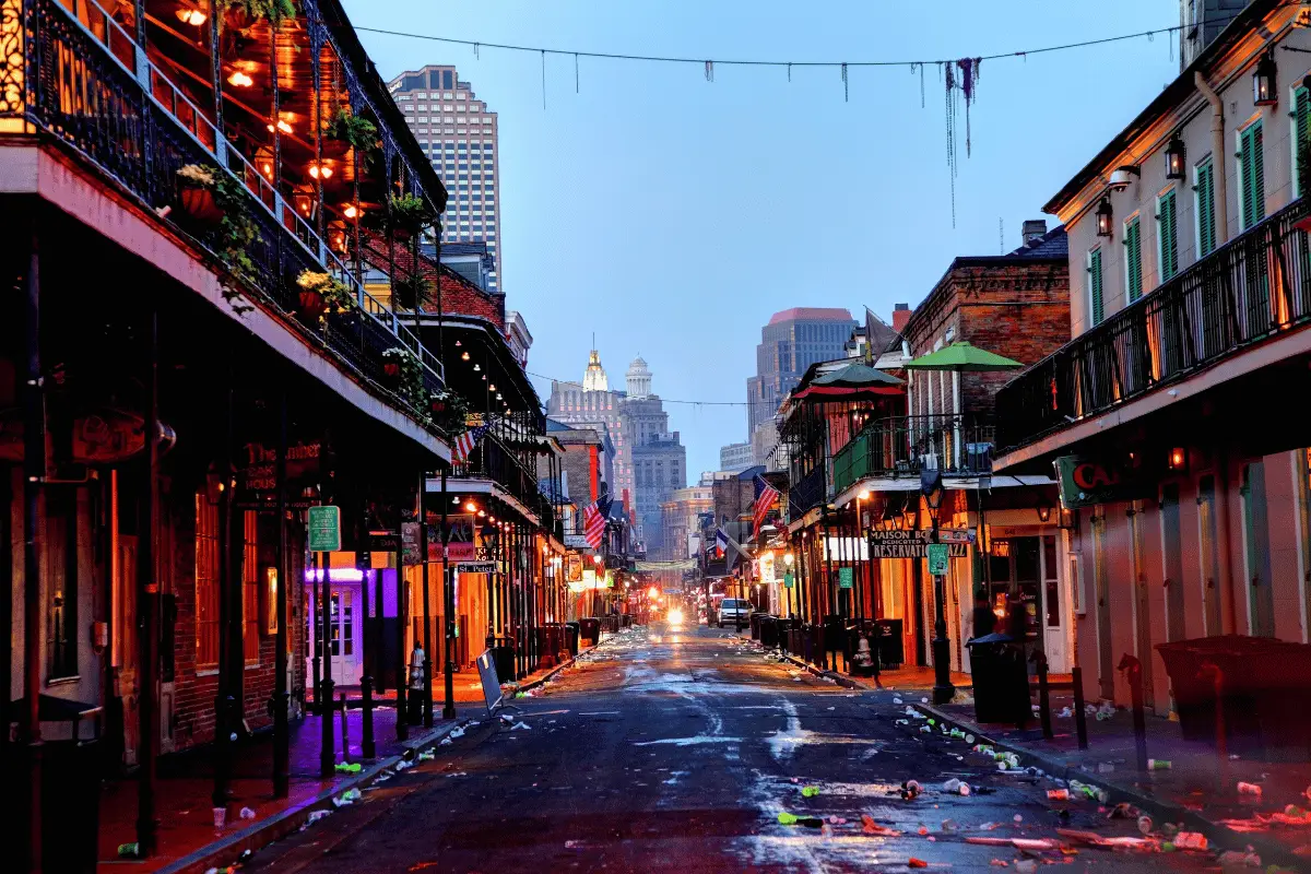 Bourbon Street. 