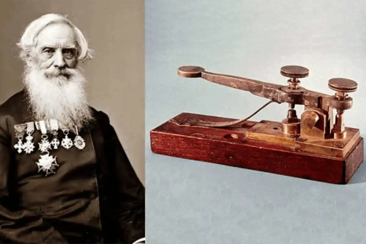 Pengembangan Telegraf dan Kode Morse oleh Samuel Morse